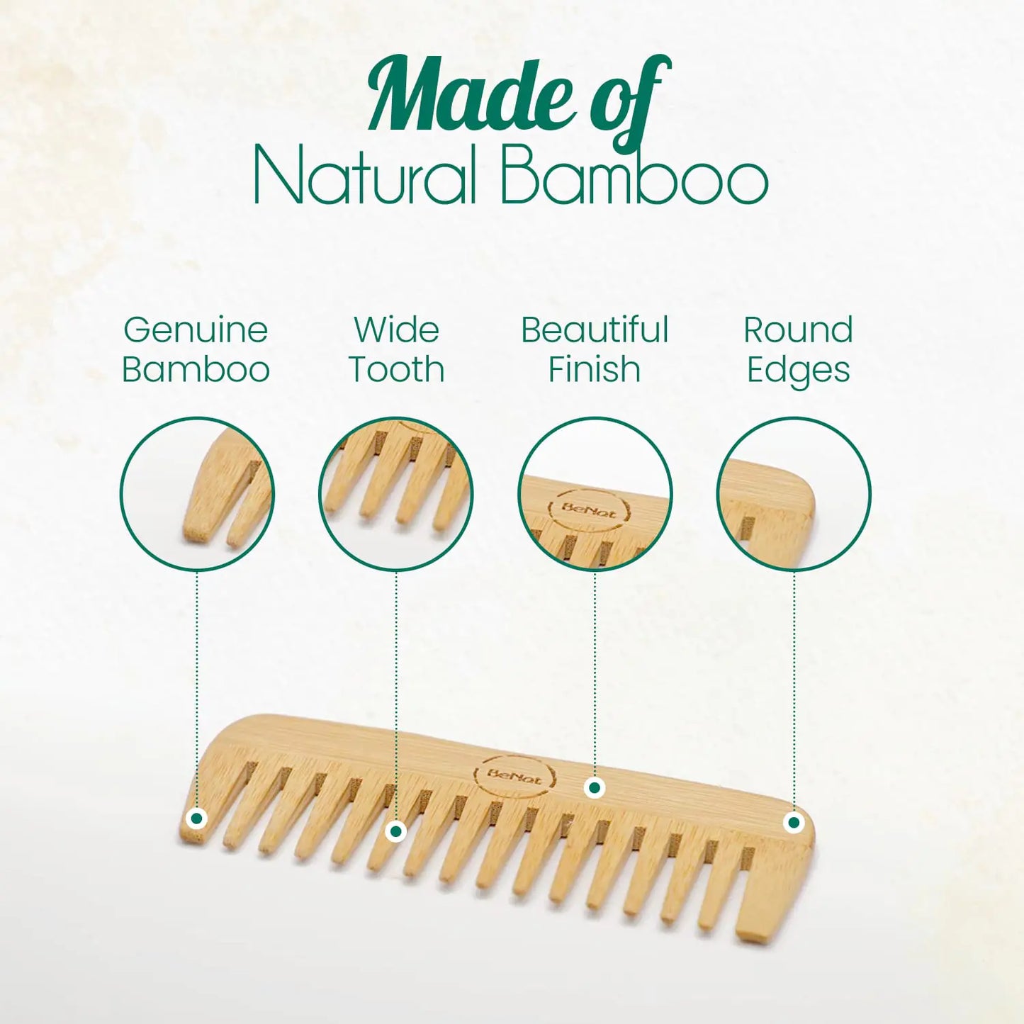 Bamboo Hair Comb